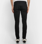 Nudie Jeans - Skinny Lin Organic Stretch-Denim Jeans - Men - Black