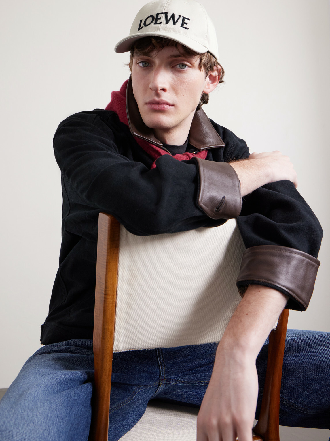 LOEWE - Louis Wain Logo-Embroidered Cotton-Twill Baseball Cap