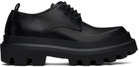 Dolce&Gabbana Black Brushed Calfskin High Trekking Derbys