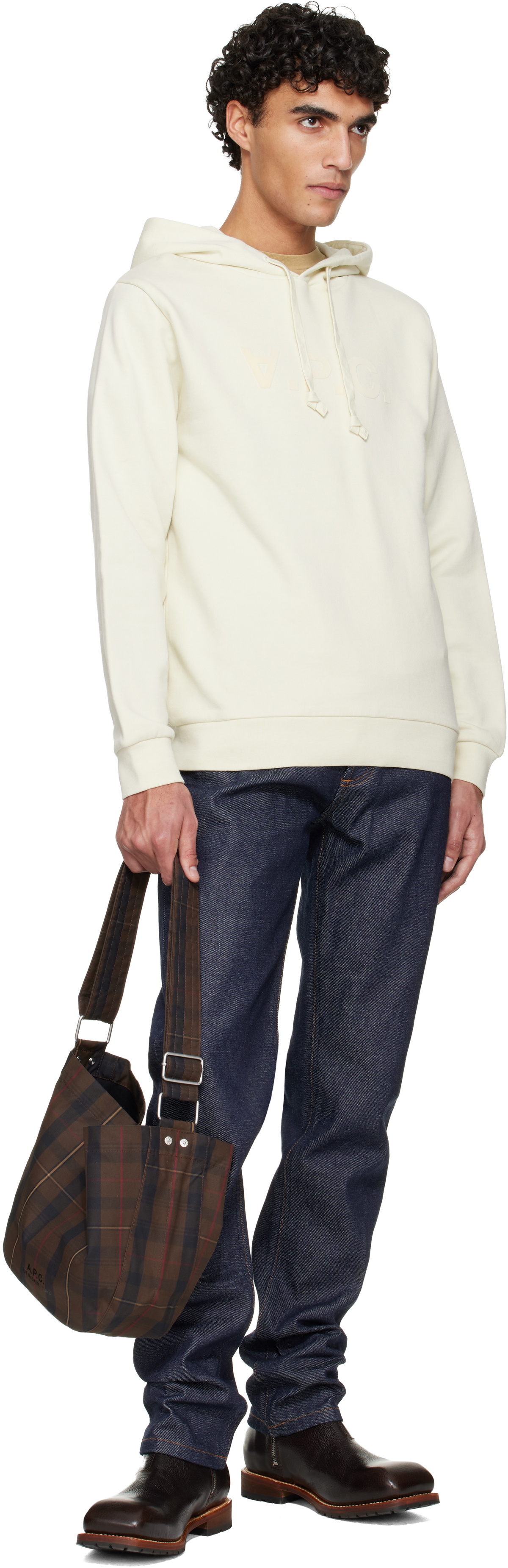 A.P.C. Off-White Standard Grand 'VPC' Hoodie