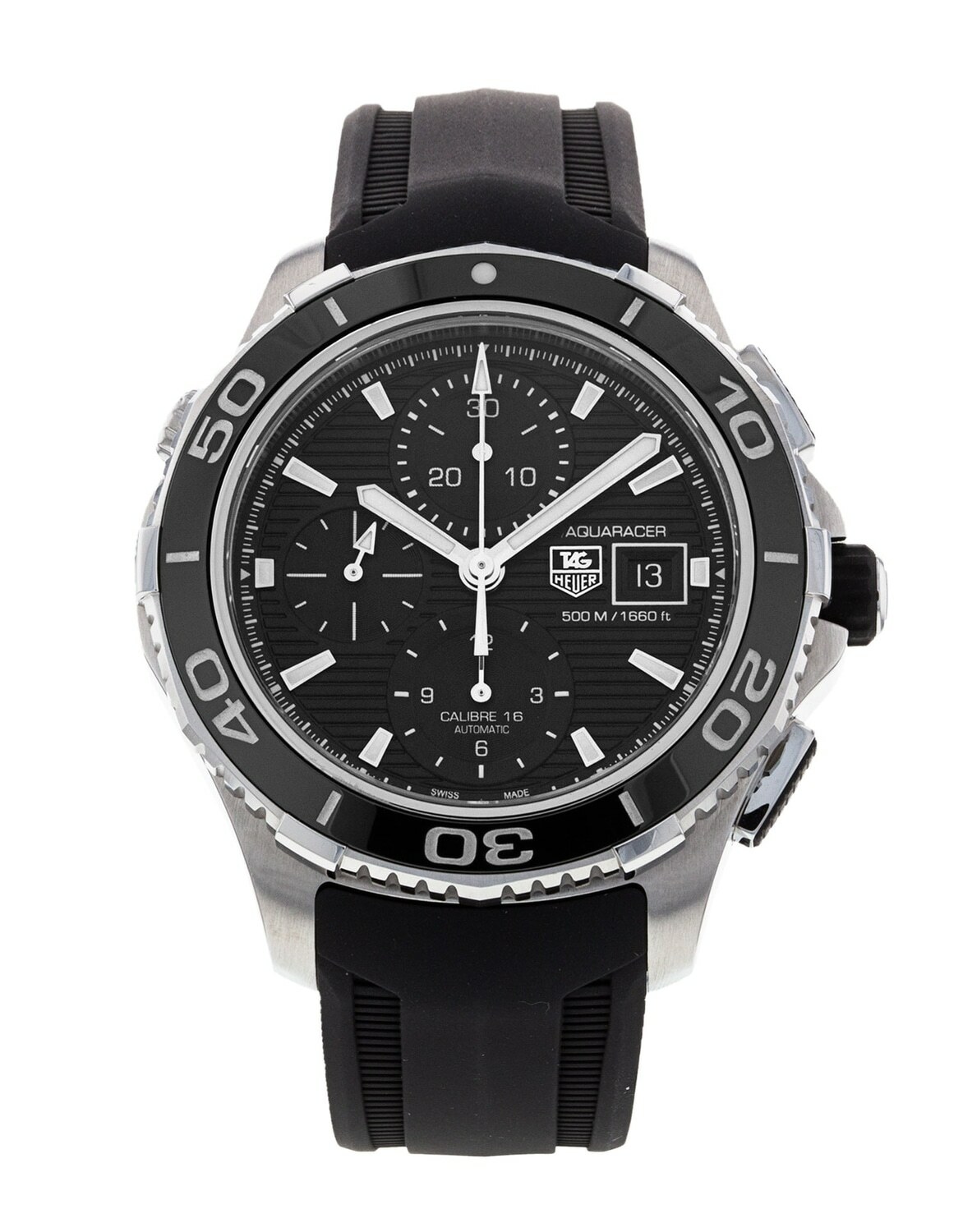 Tag Heuer Autavia, Dial Black, Size 42mm, 11630