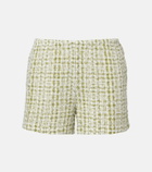 Velvet Daniela embroidered cotton-blend shorts