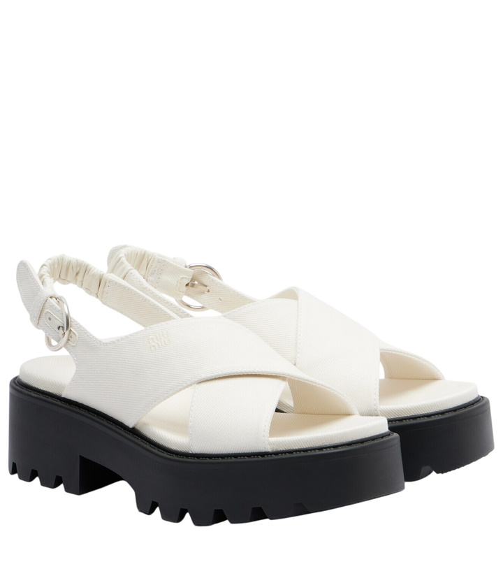 Photo: Miu Miu Platform slingback sandals