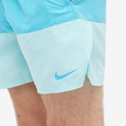 Nike Swim Men's 5" Volley Short in Chlorine Blue