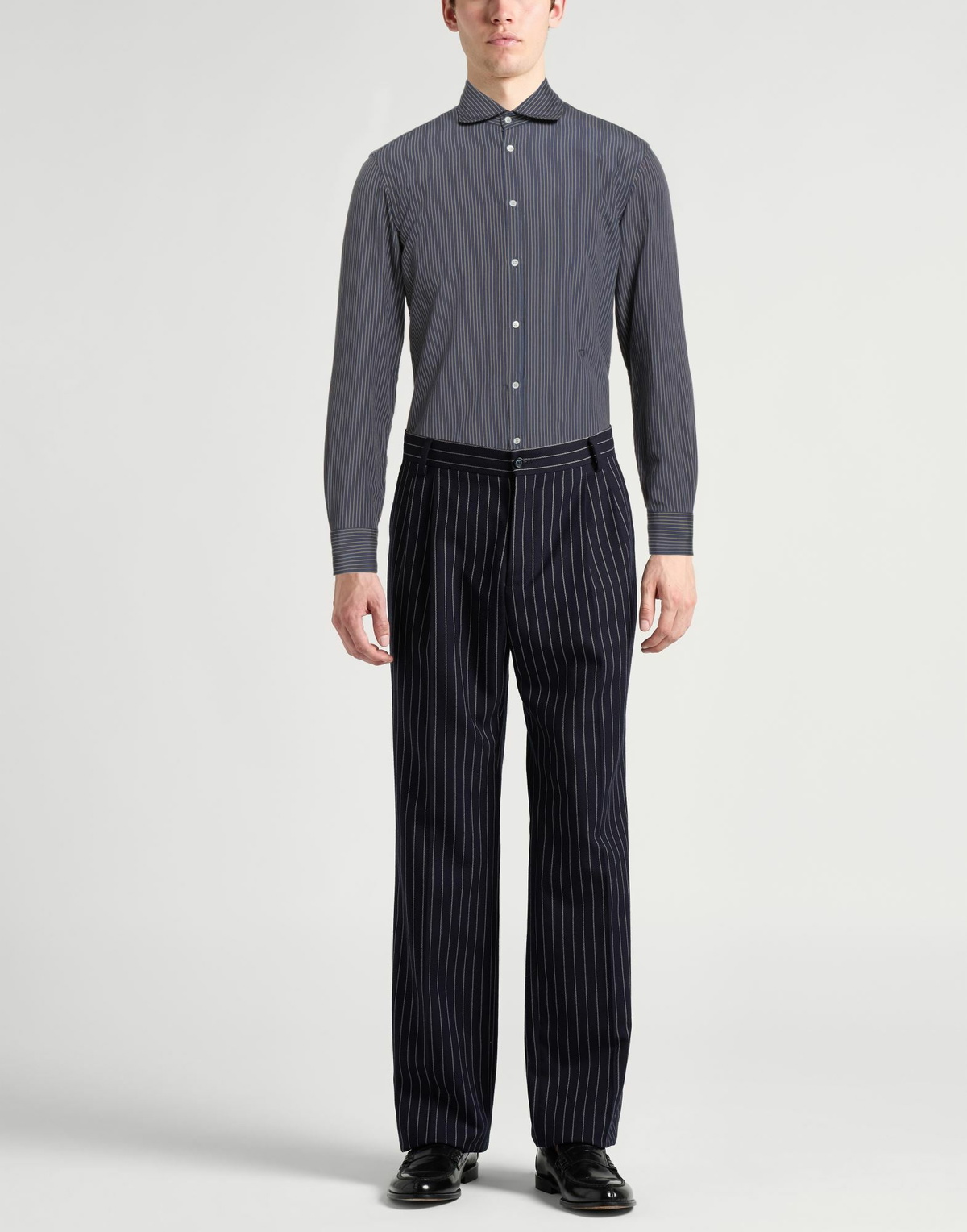 Massimo Alba Mens Shirt in Navy