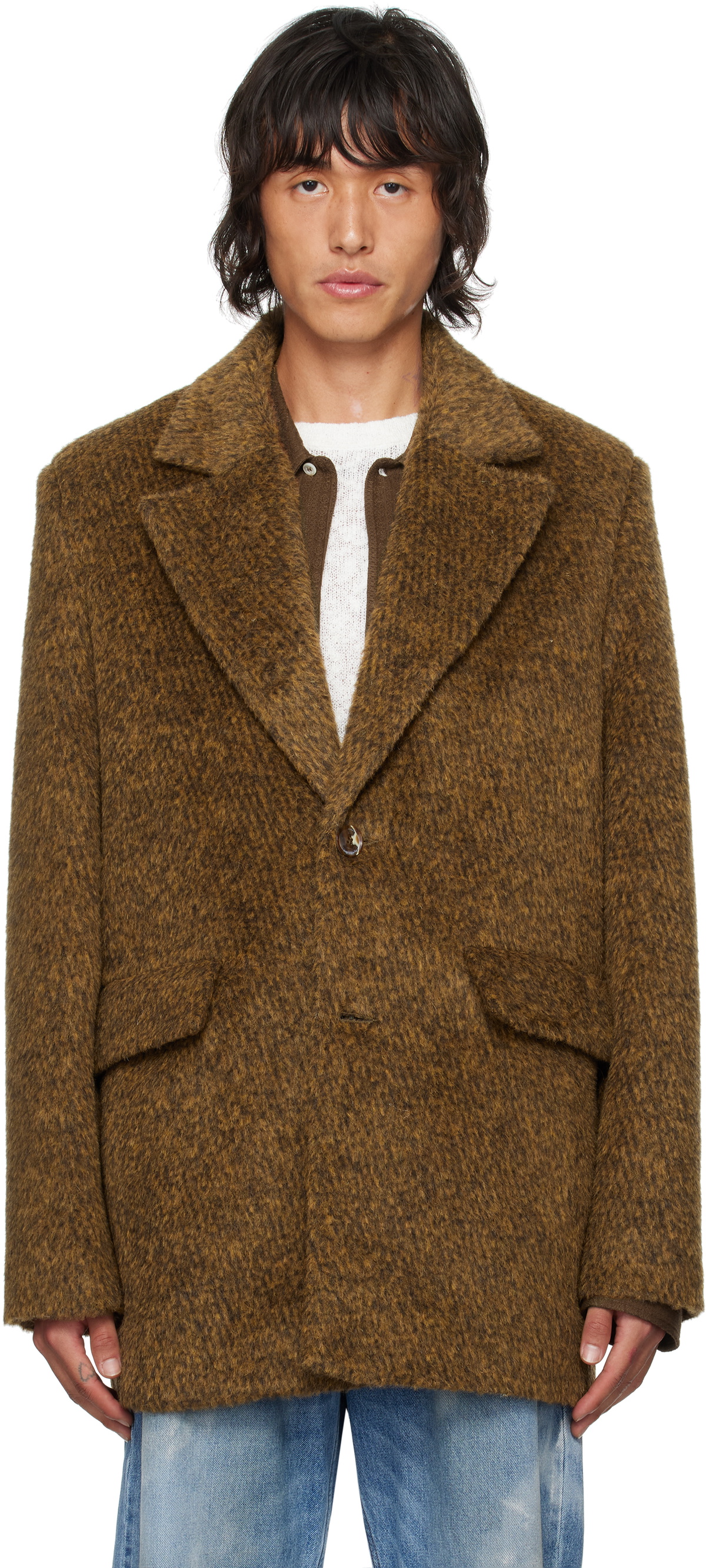 Séfr Brown Evan Blazer