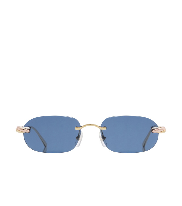 Photo: Cartier Eyewear Collection Trinity De Cartier rectangular sunglasses
