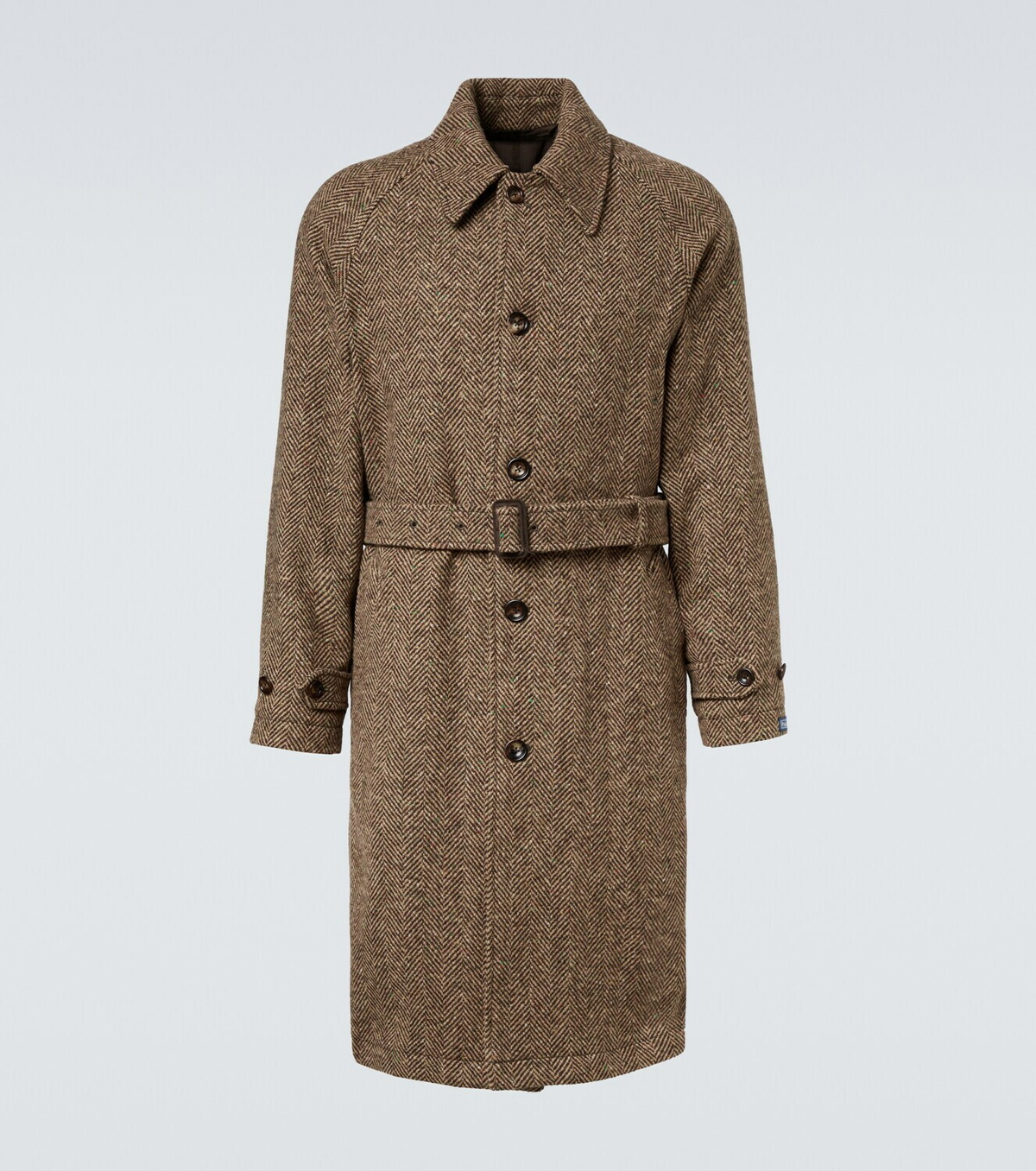 Polo Ralph Lauren Herringbone wool tweed coat Polo Ralph Lauren