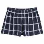 GUEST IN RESIDENCE Women's Picnic Plaid Shorts in Midnight Combo
