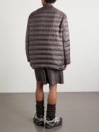 Rick Owens - Moncler Quilted Padded Shell Down Jacket - Brown