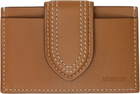 JACQUEMUS Brown 'The Bambino' Card Holder