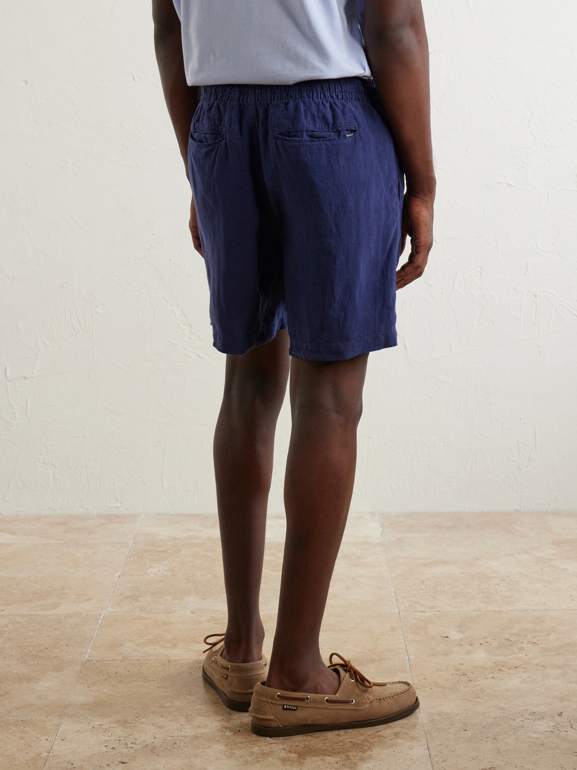 Polo Ralph Lauren - Straight-Leg Linen Shorts - Blue