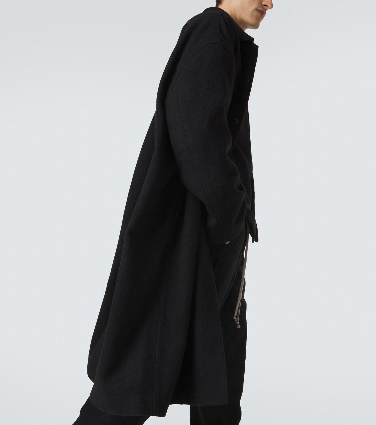 Rick Owens Brad virgin wool coat