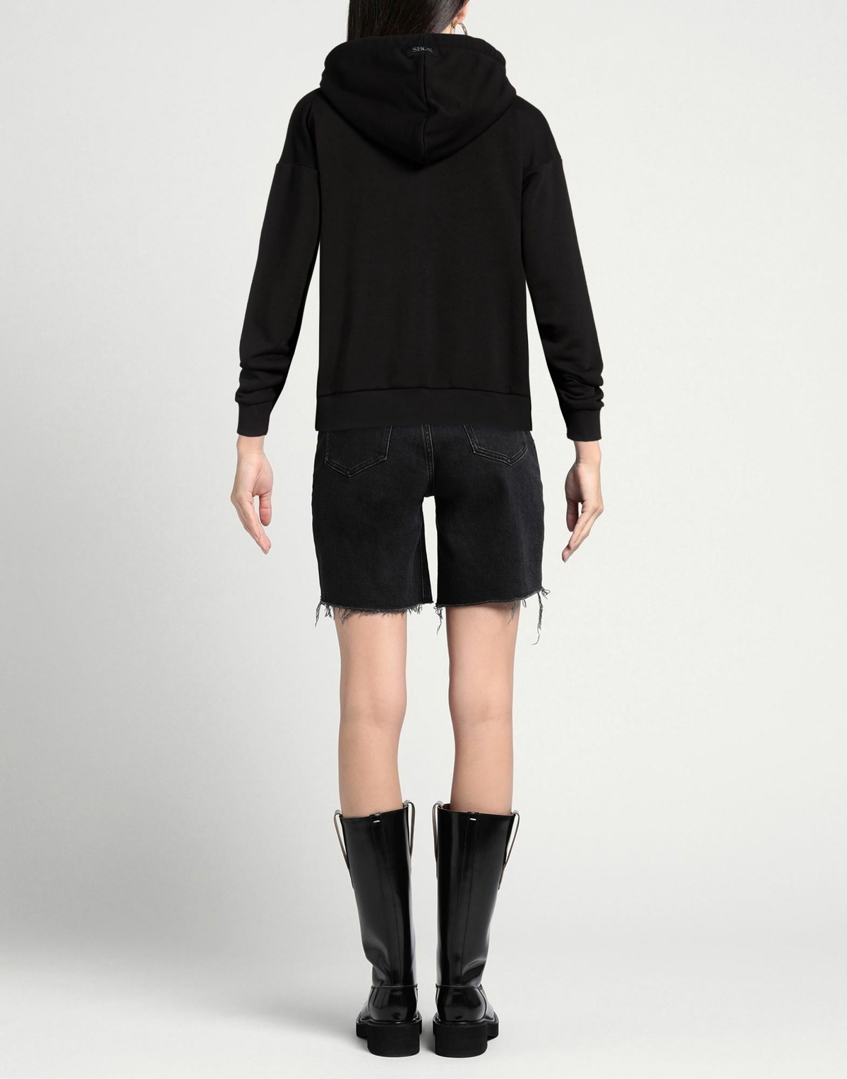 Shoe Womens Sweatshirt in Black