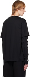 Givenchy Black Double Layer Long Sleeve T-Shirt