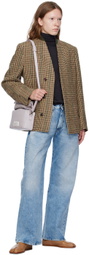 Maison Margiela Purple Logo Crossbody Bag
