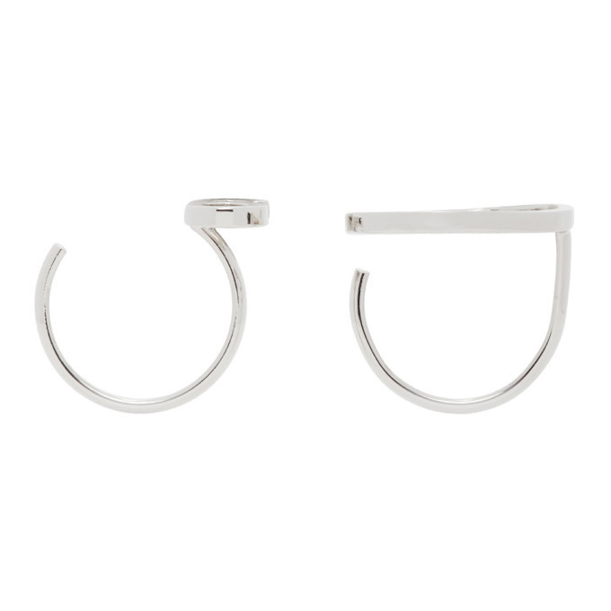 Mm6 Rings Set MM6 Maison Margiela Silver 6 Ring Set MM6 Maison Margiela