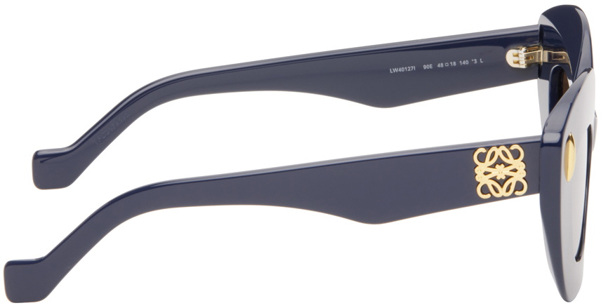 LOEWE Navy Retro Screen Sunglasses Loewe