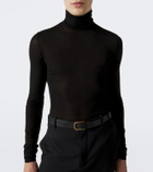 Saint Laurent Jersey turtleneck top