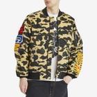 A Bathing Ape Men's 1St Camo Sharka-1 Jacket in Yellow