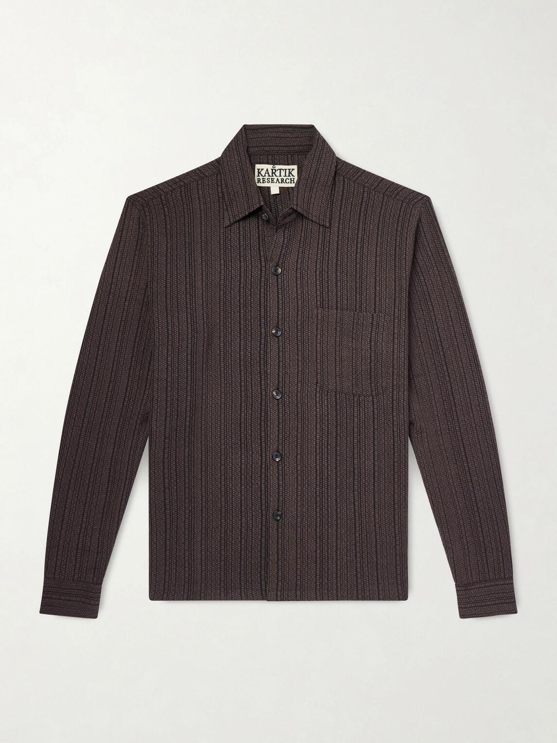 Kartik Research - Cotton Shirt - Brown