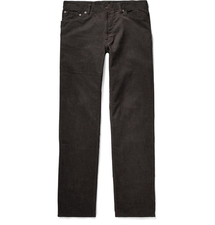 Photo: visvim - Fluxus Cotton-Blend Corduroy Trousers - Men - Dark brown