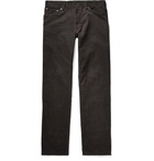 visvim - Fluxus Cotton-Blend Corduroy Trousers - Men - Dark brown