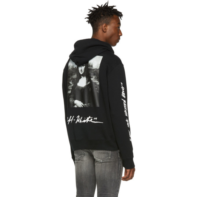 MONALISA OVER HOODIE in black