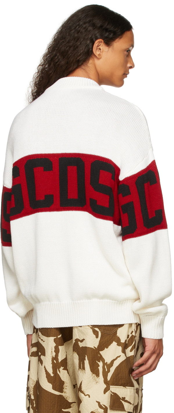 GCDS Off-White Logo Sweater