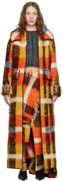 Luna Del Pinal Multicolor Blanket Coat