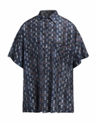 Giorgio Armani Mens Shirt Midnight in Blue