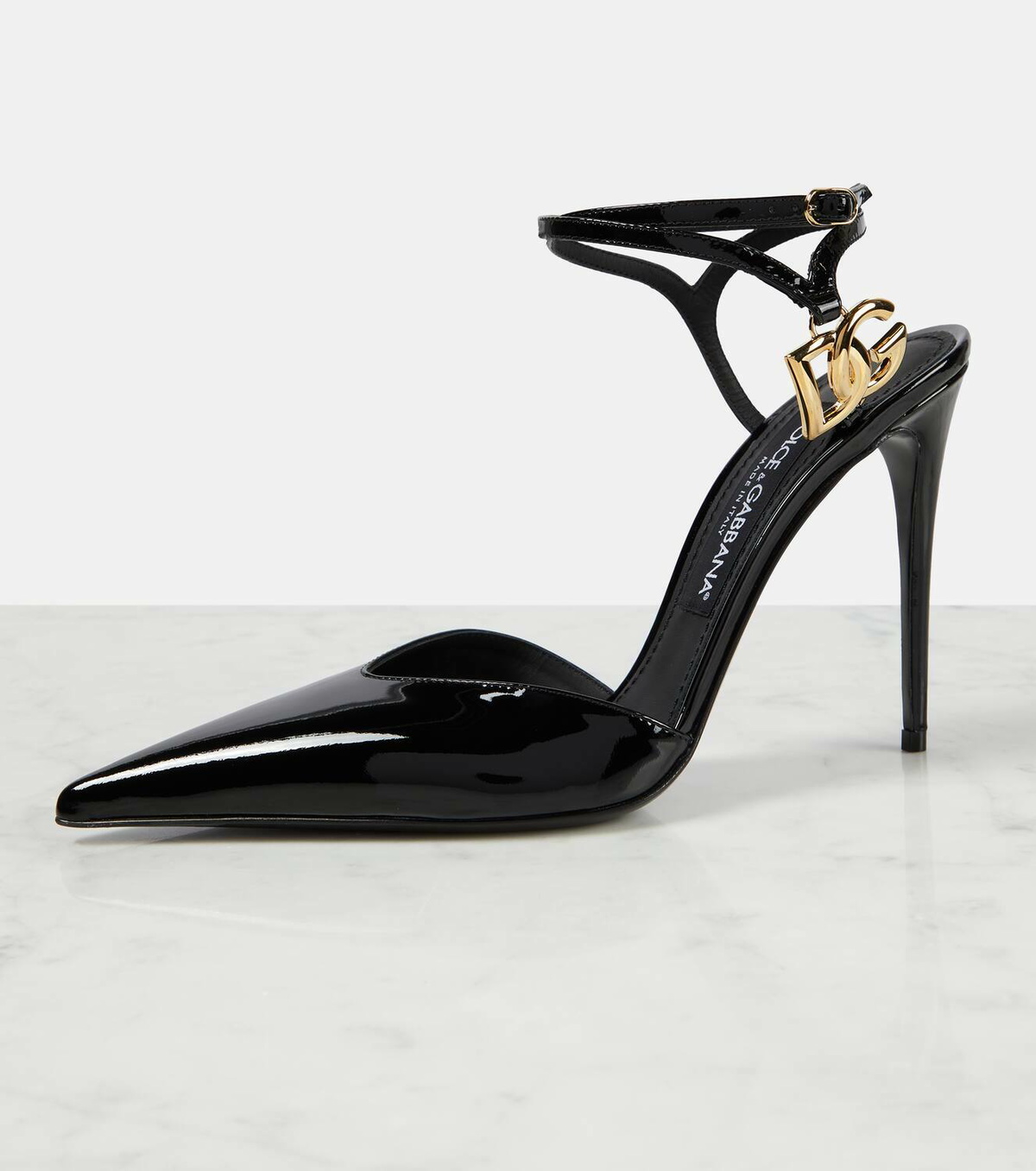Dolce&Gabbana Patent leather slingback pumps Dolce & Gabbana