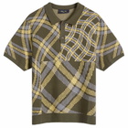 Dime Men's Antique Polo in Brown Multi