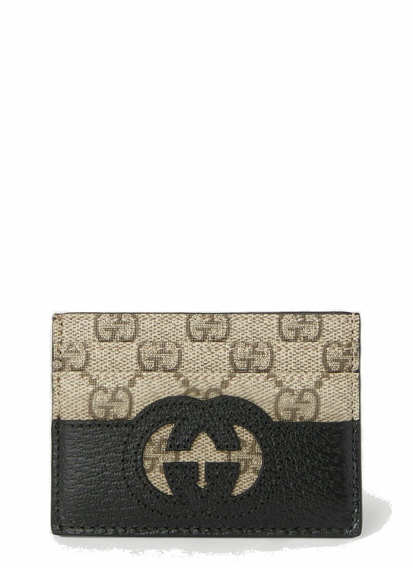 Photo: Gucci - Monogram Card Holder in Beige