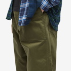 Engineered Garments Men's Fatigue Pant in Olive Herringbone Twill