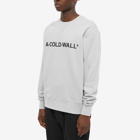 A-COLD-WALL* Men's Essential Logo Crew Sweat in Light Grey