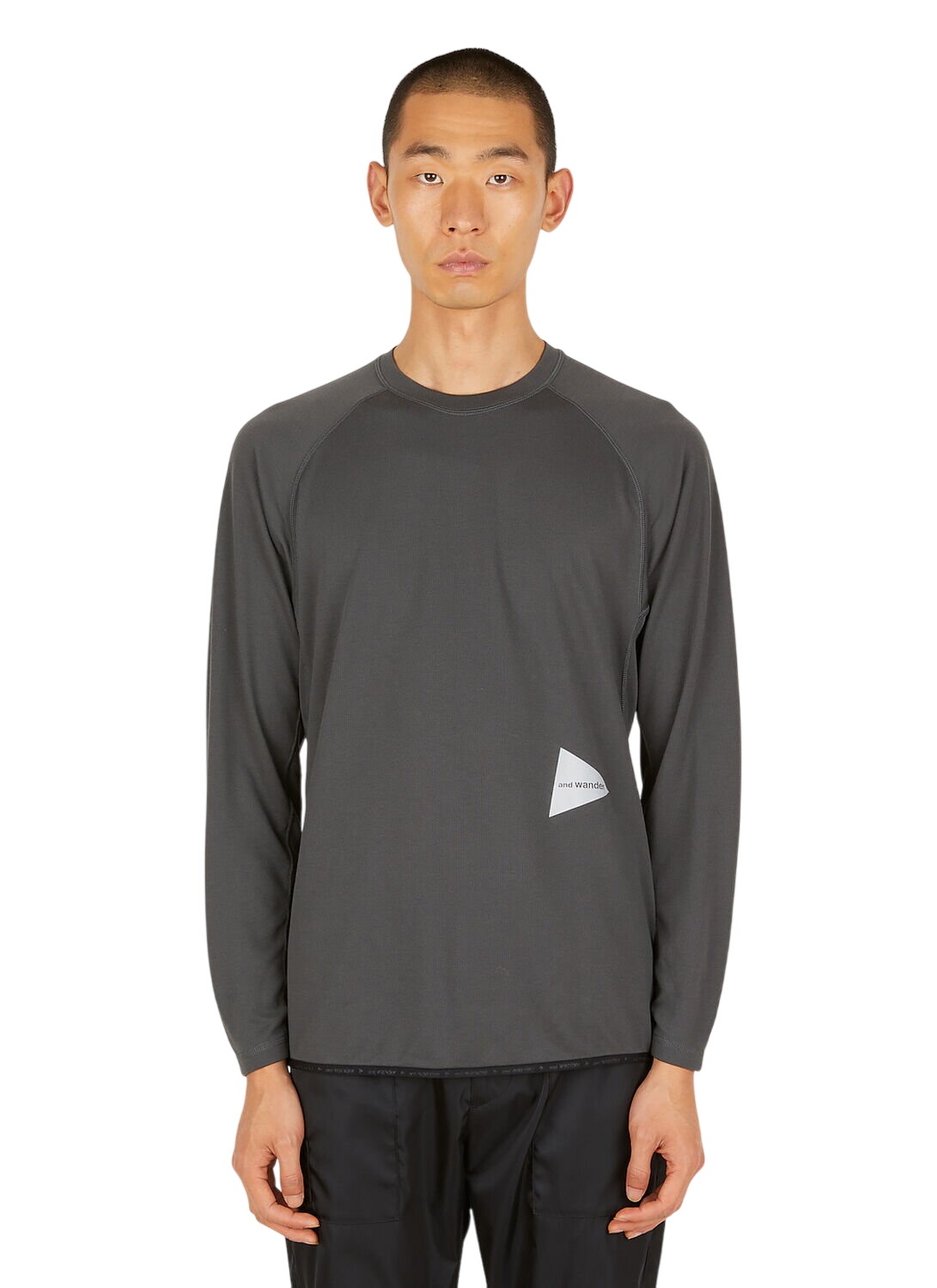 【and wander】PERTEX wind long sleeve T and wander Long Sleeve PERTEX Wind Tee and Wander