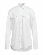 Dondup Mens Denim shirt in White