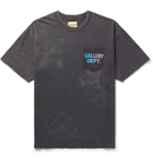 Gallery Dept. - Boardwalk Logo-Print Distressed Cotton-Jersey T-Shirt - Black