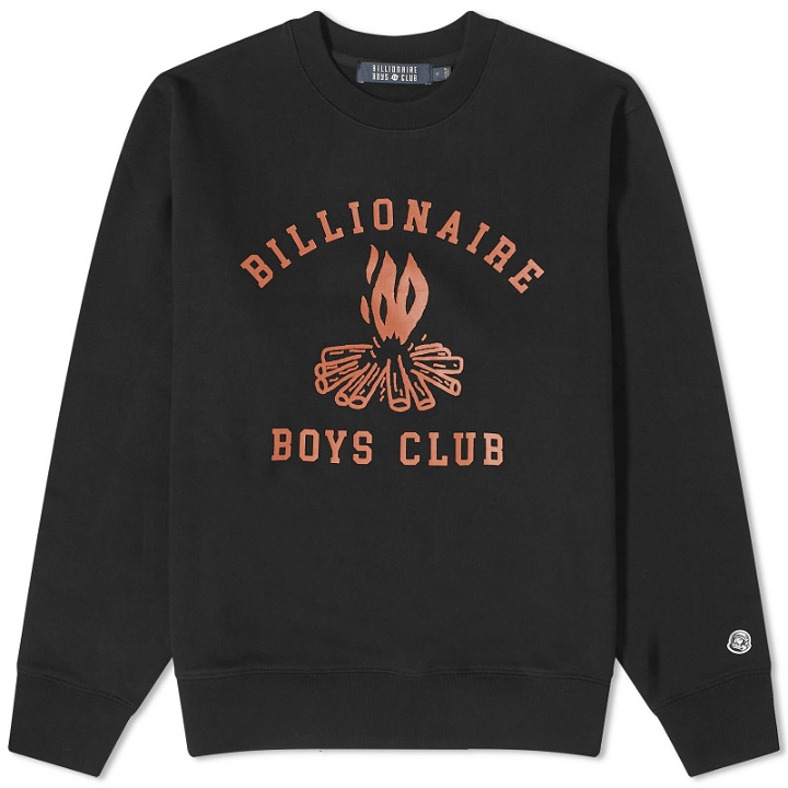 Photo: Billionaire Boys Club Men's Campfire Crew Sweat in Black