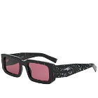 Prada Eyewear Prada PR 06YS Symbole Sunglasses in Black/Red