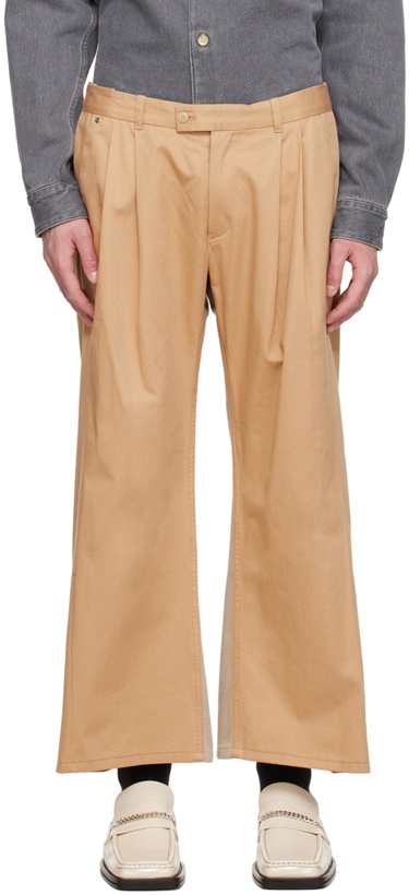 Photo: Bless SSENSE Exclusive Beige Overstock Trousers