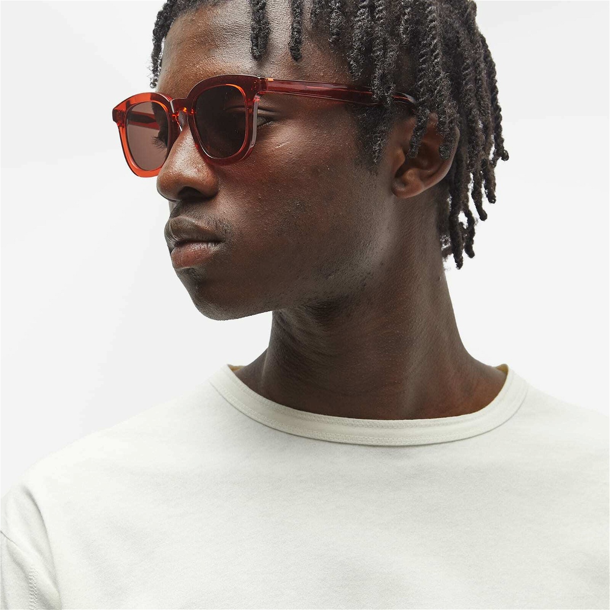 Ace & Tate Men's Bobby Large Sunglasses in Bitter Vermilion ace & tate