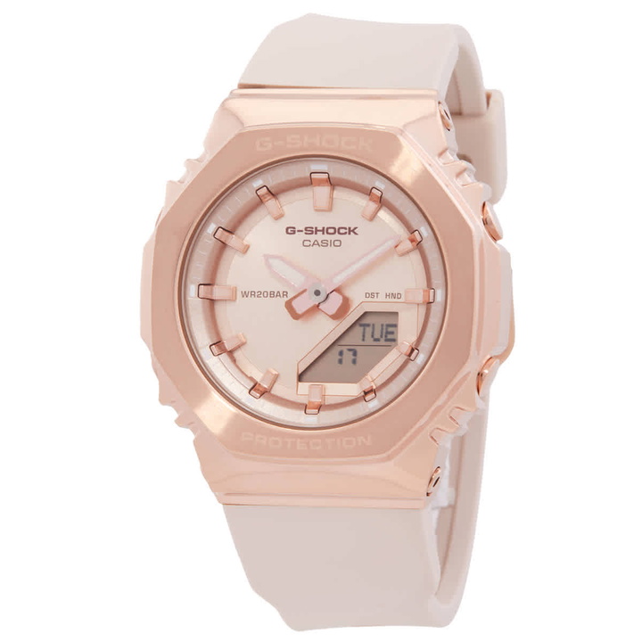 Photo: Casio G-Shock Alarm Quartz Analog-Digital Rose Gold Dial Ladies Watch GM-S2110PG-4ADR