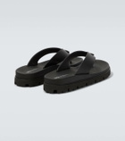 Prada Logo thong sandals