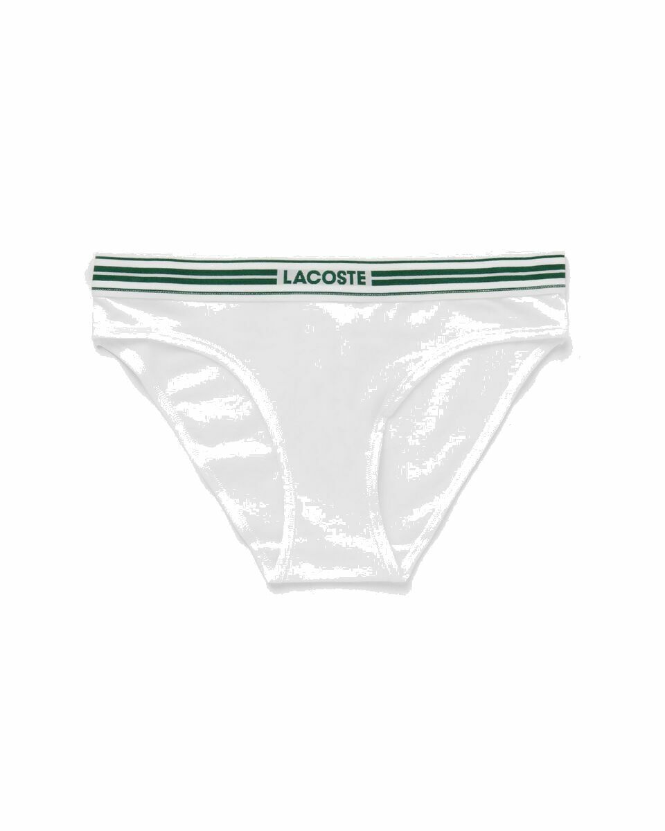 Photo: Lacoste Underwear Briefs White - Womens - Panties