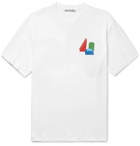 Acne Studios - Printed Cotton-Piqué T-Shirt - Men - White