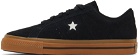 Converse Black Peanuts Edition One Star Sneakers