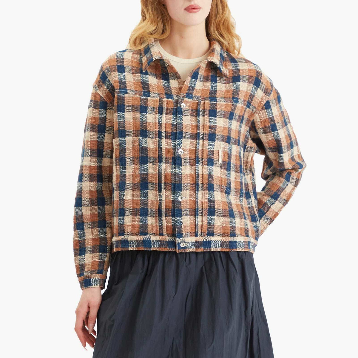 Story mfg. Women's Sundae Jacket in Barn Check