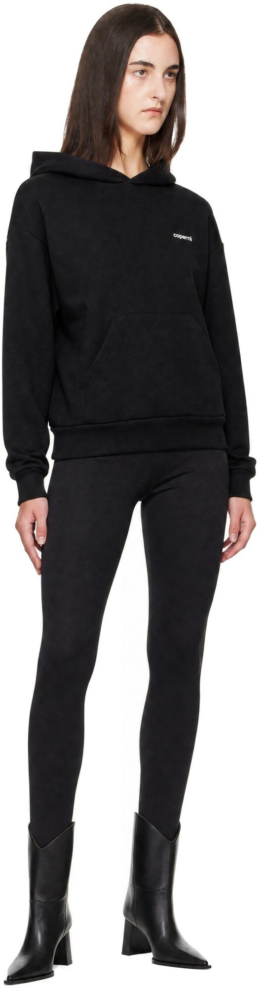 Coperni Black Cap Hoodie
